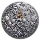 2023 Republic of Cameroon 3 oz Silver Greek Mythology; Prometheus