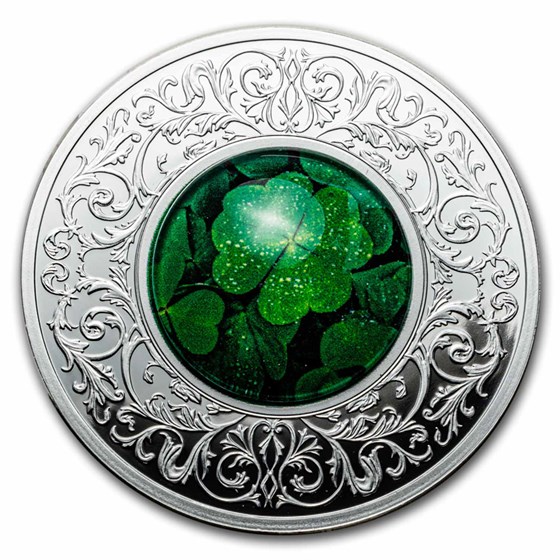 2023 Republic of Cameroon Silver Four-Leaf Clover Proof 2023 Republic of Cameroon Silver Four-Leaf Clover Proof