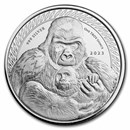 2023 Republic of Congo 1 oz Silver Silverback Gorilla (Prooflike)
