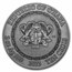 2023 Republic of Ghana 2 oz Silver Antique Eagle and Raven