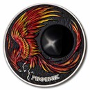 2023 Republic of Ghana 2 oz Silver Chronicles of Fire: Phoenix