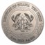 2023 Republic of Ghana 2 oz Silver Gustav Klimt - The Kiss