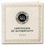 2023 Republic of Ghana 2 oz Silver Nature Architects: Silk Moth