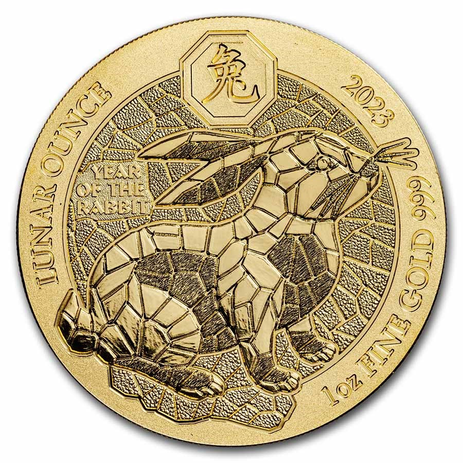 Buy 2023 Rwanda 1 oz Gold Lunar Year of the Rabbit BU | APMEX