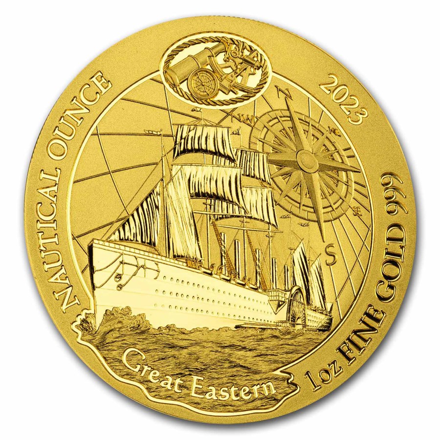 Buy 2023 Rwanda 1 oz Gold Nautical Ounce Eastern BU | APMEX