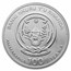 2023 Rwanda 1 oz Platinum African Ounce Nile Crocodile BU