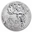 2023 Rwanda 1 oz Silver 15th Anniversary African Ounce Gorilla