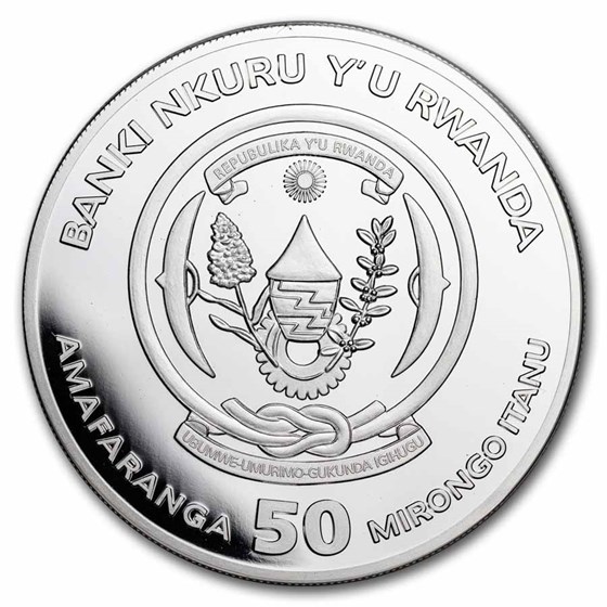 Buy 2023 Rwanda 1 oz Silver Lunar Year of the Rabbit Proof | APMEX
