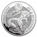 2023 Rwanda 1 oz Silver Lunar Year of the Rabbit Proof