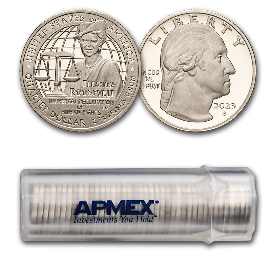 2023-S Eleanor Roosevelt American Women Qtr 40-Coin Roll