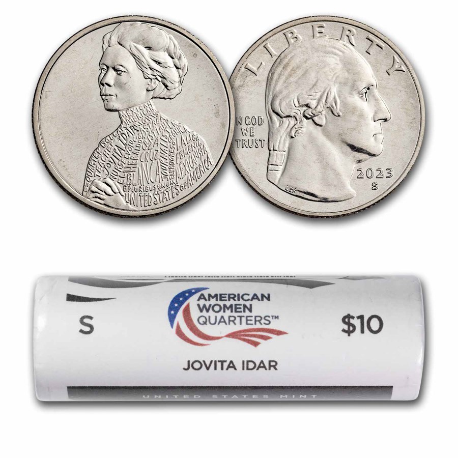 2023-S Jovita Idar American Women Qtr 40-Coin Roll