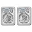 2023-S Morgan & Peace Rev Proof Set PR-70 PCGS (AR, Morgan/Peace)