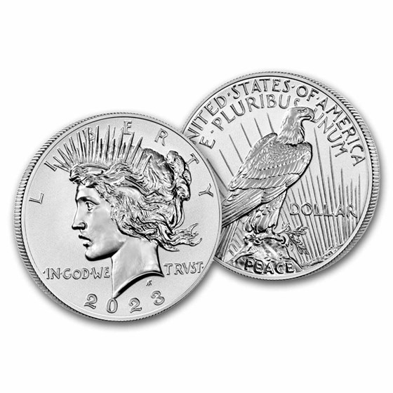 2023-S Morgan & Peace Reverse Proof Set PR-70 PCGS (AR, Black)