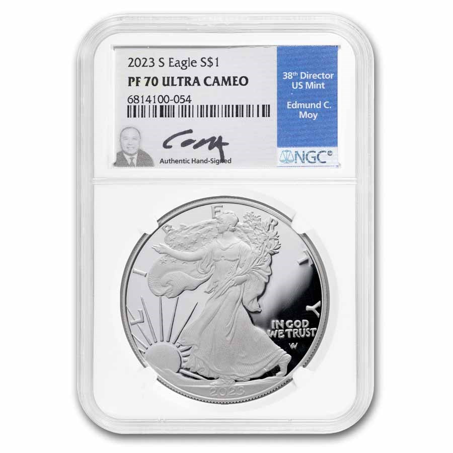 2023-S Proof Silver American Eagle PF-70 NGC (Moy)