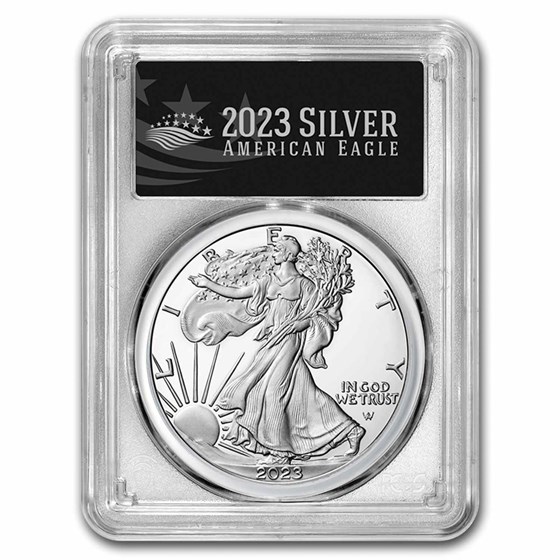 2023-S Proof Silver American Eagle PR-70 PCGS (FDI, Black) 2023-S Proof Silver American Eagle PR-70 PCGS (FDI, Black)
