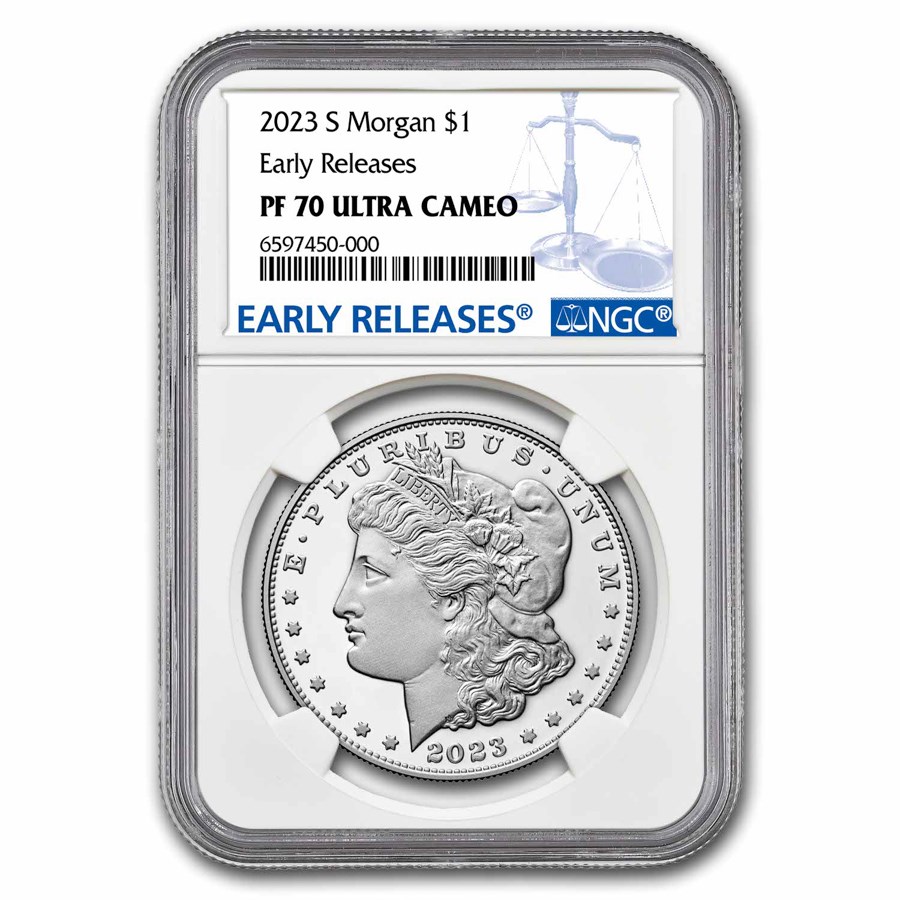 2023-S Proof Silver Morgan Dollar PF-70 NGC (Early Release)