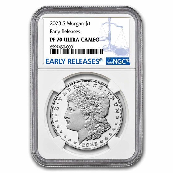 2023-S Proof Silver Morgan Dollar PF-70 NGC (Early Release)