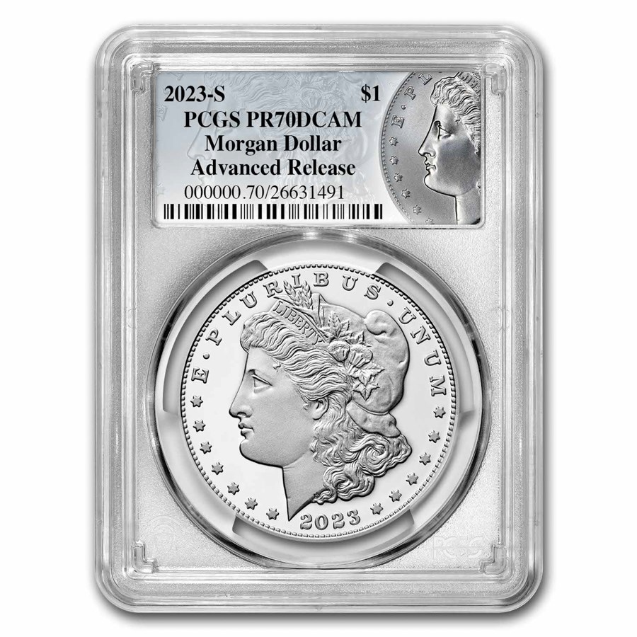 2023-S Proof Silver Morgan Dollar PR-70 PCGS (AR, Morgan Label)