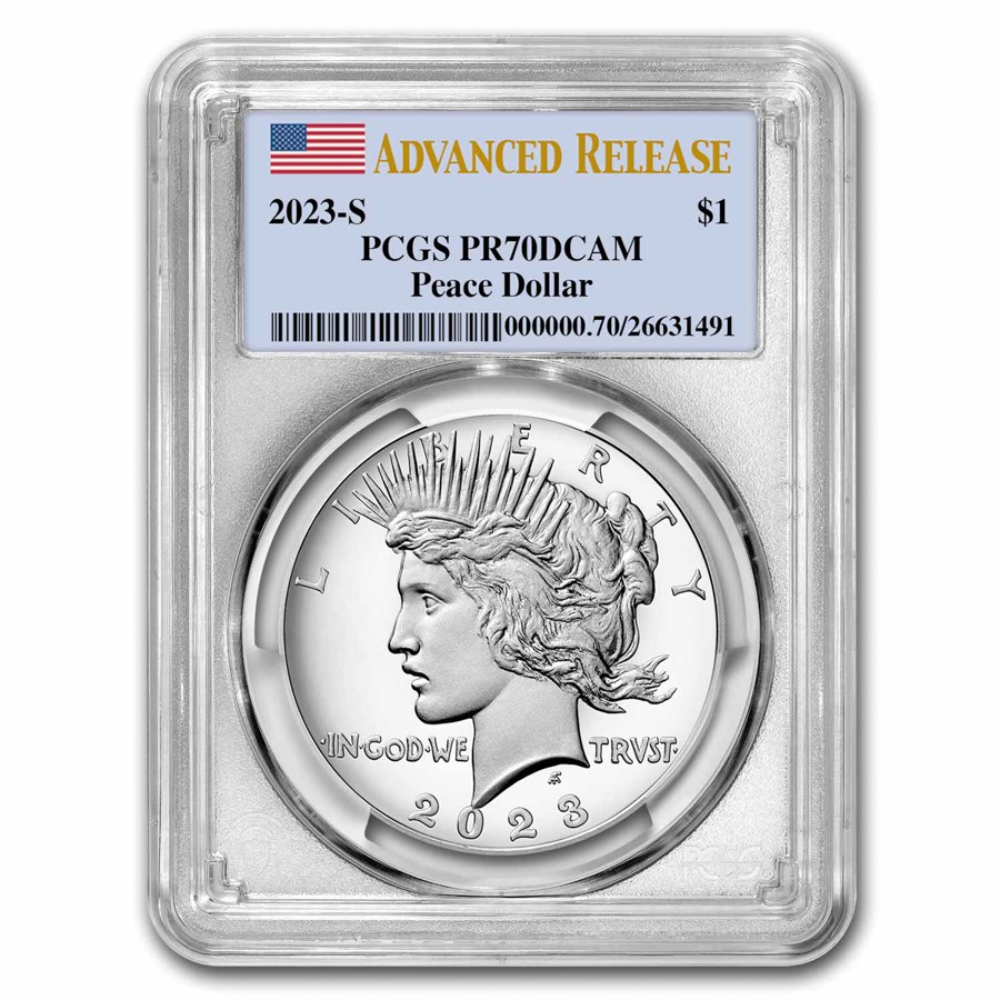 2023-S Proof Silver Peace Dollar PR-70 PCGS (Advanced Release)