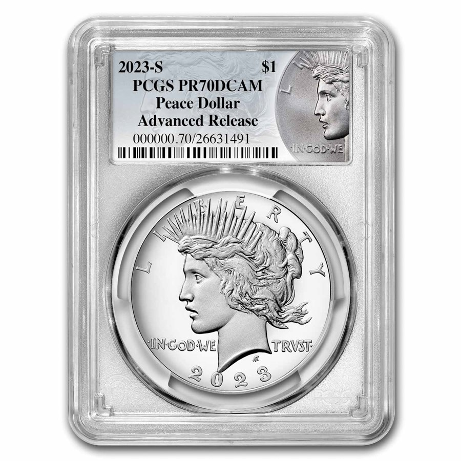 2023-S Proof Silver Peace Dollar PR-70 PCGS (AR, Peace Label)