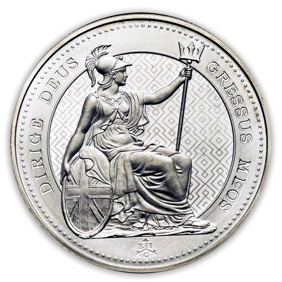 2023 Saint Helena 1.25 oz Silver Seated Britannia BU