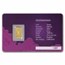 2023 Samoa 1/2 Gram Gold Guardian Angel Coin Bar