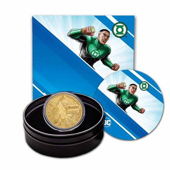 2023 Samoa 1 oz Gold DC Comics Green Lantern BU 2023 Samoa 1 oz Gold DC Comics Green Lantern BU