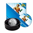 2023 Samoa 1 oz Silver DC Comics Aquaman Proof
