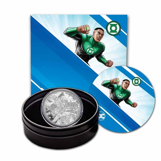 2023 Samoa 1 oz Silver DC Comics Green Lantern Proof 2023 Samoa 1 oz Silver DC Comics Green Lantern Proof