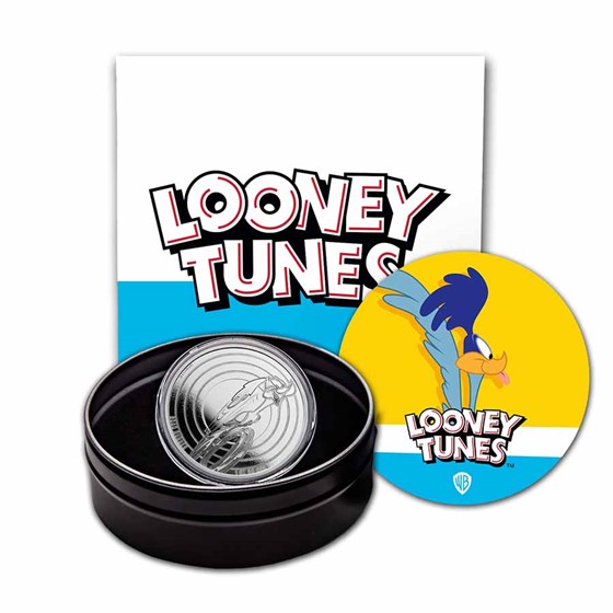 2023 Samoa 1 oz Silver Looney Tunes Road Runner Proof 2023 Samoa 1 oz Silver Looney Tunes Road Runner Proof