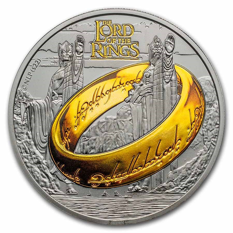 2023 Samoa 1 oz Silver The Lord Of The Rings; Argonath