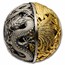 2023 Samoa 2 oz Silver Dragon & Phoenix Spherical Coin