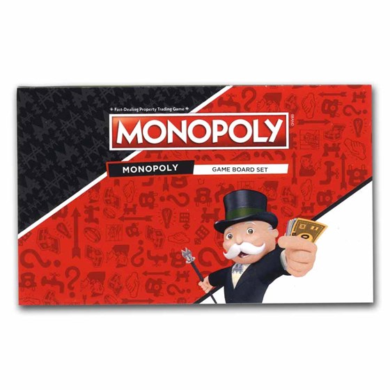 2023 Samoa 4 oz Silver Monopoly Game Board 4Coin Antique Set