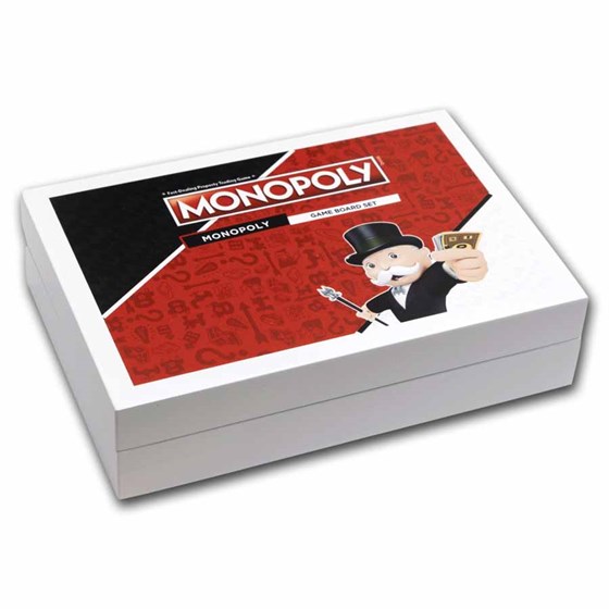 2023 Samoa 4 oz Silver Monopoly Game Board 4Coin Antique Set