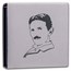 2023 Serbia 1 oz Proof Ag 100 Dinar Tesla: Secret of the Universe
