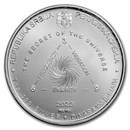 2023 Serbia 1 oz Silver 100 Dinar Tesla: Secret of the Universe
