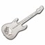 2023 SI 1 oz Proof Silver Fender® Daphne Blue Stratocaster