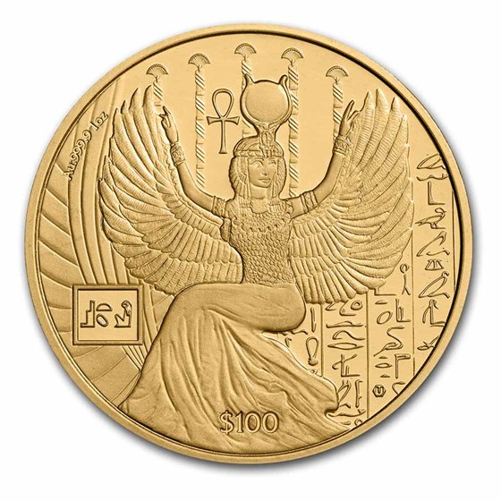2023 Sierra Leone 1 oz Gold Egyptian Gods: Isis 2023 Sierra Leone 1 oz Gold Egyptian Gods: Isis