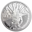 2023 Sierra Leone 1 oz Silver Egyptian Gods: Anubis