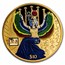2023 Sierra Leone 1 oz Silver Gilded Egyptian Gods: Isis