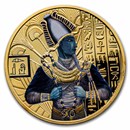 2023 Sierra Leone 1 oz Silver Gilded Egyptian Gods: Osiris