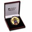 2023 Sierra Leone 1 oz Silver Gilded Egyptian Gods: Ra