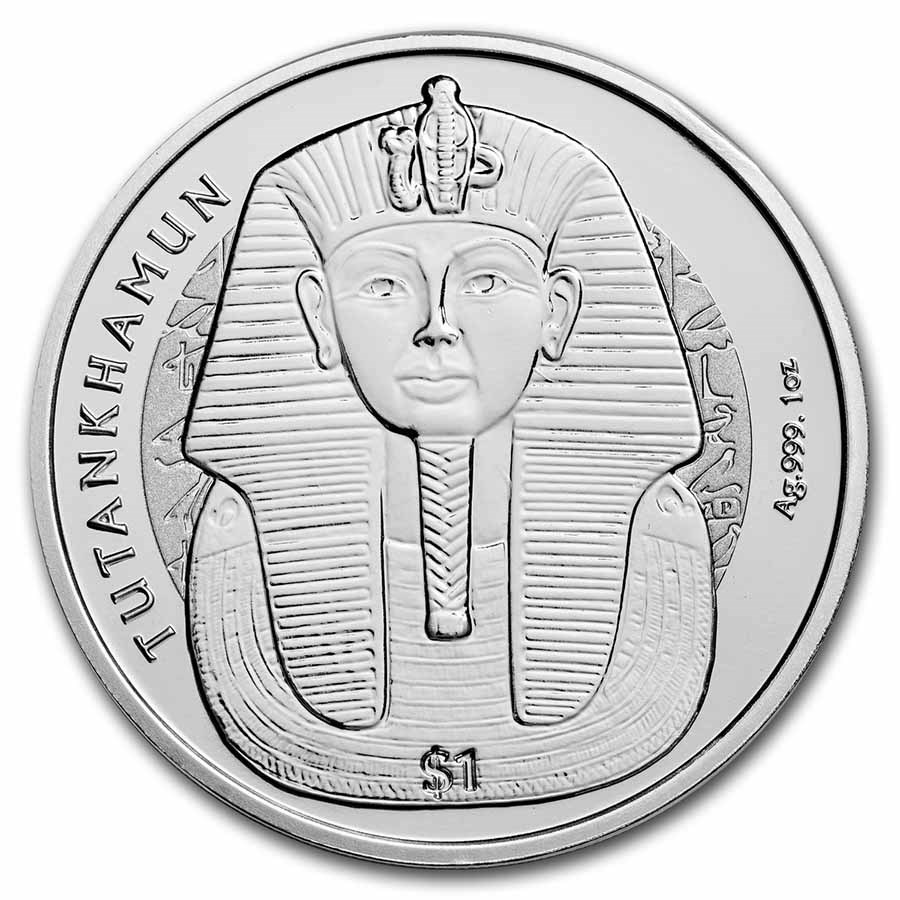 2023 Sierra Leone 1 oz Silver King Tut Reverse Frosted