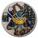 2023 Sierra Leone 2 oz Silver Egyptian Gods: Osiris (Colorized)