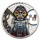 2023 Sierra Leone 2 oz Silver Egyptian Gods: Ra (Colorized)