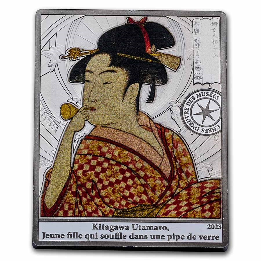 2023 Silver €10 Masterpieces of Museums Proof (Kitagawa)