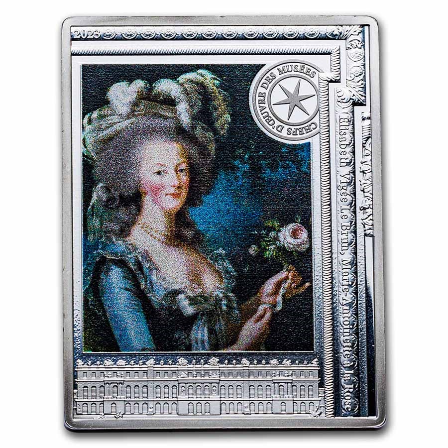 2023 Silver €10 Masterpieces of Museums Proof (Vigee Le Brun)
