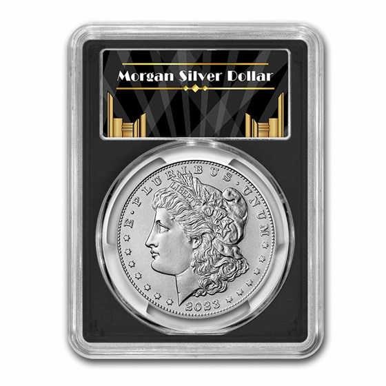 2023 Silver Morgan Dollar MS-70 PCGS (Advanced Release, Black)
