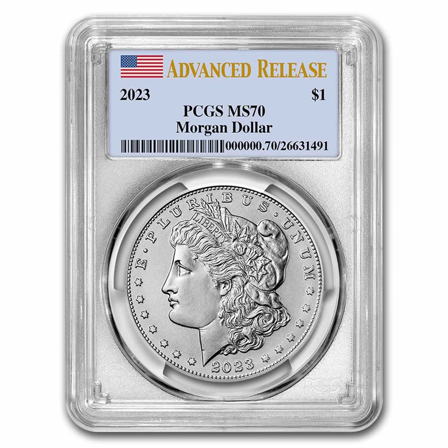 2023 Silver Morgan Dollar MS-70 PCGS (Advanced Release)