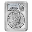 2023 Silver Morgan Dollar MS-70 PCGS (AR, Morgan Label)